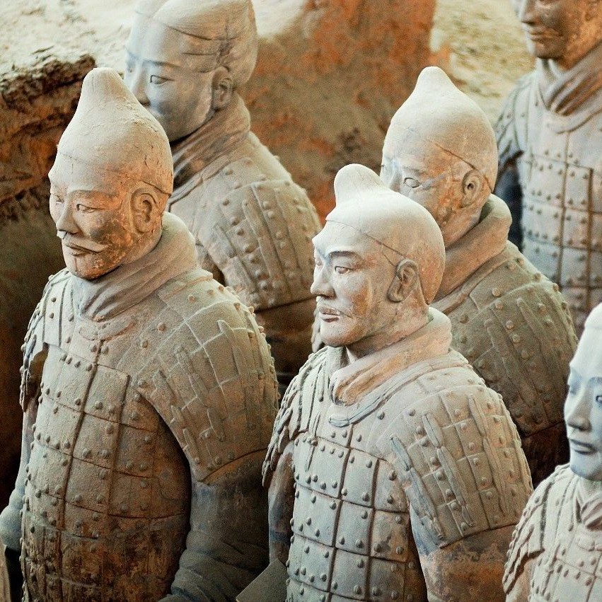 兵马俑新现百枚指纹 触摸两千年前的鲜活